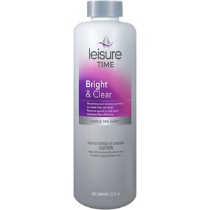 image:imageLeisure Time A Spa Bright and Clear Clarifying Formula for Enhanced Water Clarity and Filter Performance in Spas 2lbs1Pack