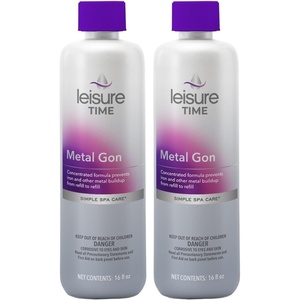 image:imageLeisure Time D Metal Gon for Spas and Hot Tubs Powerful Water Treatment Solution 16 Ounce2Pack