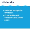 image:imageHTH 1276 Swimming Pool Care 6 Way Test Strips Swimming Pool Water Chemical Tester 30 StripsNo Size