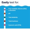 image:imageHTH 1276 Swimming Pool Care 6 Way Test Strips Swimming Pool Water Chemical Tester 30 StripsNo Size Pack of 2