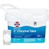image:imageHTH 42052W Pool Care 3 Chlorine Tabs Advanced Individually Wrapped Tablets  Swimming Pool Sanitizer with Clarifier amp Algaecide Destroys Bacteria amp Algae Delivers Clear Water All Season 5 lbsAdvanced Tablets