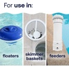 image:imageHTH 42057 Swimming Pool Care Chlorine Floater LongLasting Swimming Pool Chlorination Last up to 4 Weeks 3 lbs