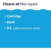 image:imageHTH 67071 Swimming Pool Care Filter Cleaner  Removes Dirt Oil and Grease Buildup for Crystal Clear WaterCleaner