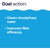 image:imageHTH 67212 Swimming Pool Care Clarifier Advanced  Crystal Clear Water in 24 Hours Restores Clarity amp Sparkle to Dull Hazy or Cloudy Pool Water Improves Filter Efficiency Fast Acting
