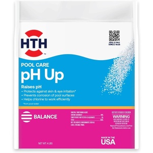 image:imageHTH 67058 Swimming Pool Care pH Up Raises pH Swimming Pool Chemical 4 Lbs4 lbs