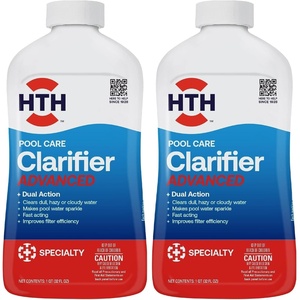 image:imageHTH 67067 Swimming Pool Care Clarifier Advanced  Crystal Clear Water in 24 Hours1 Count Pack of 2