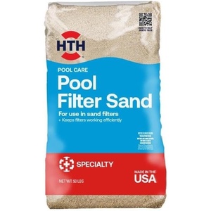 image:imageHTH 67120 Swimming Pool Care Pool Filter Sand 50lb  HighQuality Filtration Media for Clean Water