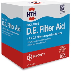 image:imageHTH 67121 Swimming Pool Care DE Filter Aid Improve Filtration Efficiency and Water Clarity 10lb