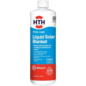 image:imageHTH 67226 Swimming Pool Care Liquid Solar Blanket Reduces Heat amp Water Loss Providing an Extended Pool Season Helps Maintain Pool Water Temperature Reduces Evaporation 32oz