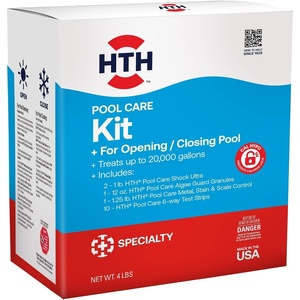 image:imageHTH 91022 Swimming Pool Care Kit Opening and Closing Swimming Pool Supplies 4 lbsPool Care Kit