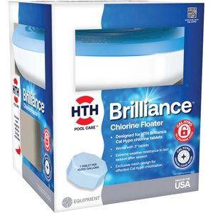 image:imageHTH Pool Care 91035 Brilliance Chlorine Floater Tablets Not Included  Extreme Weather Resistance LongLasting Slow Tablet Dissolution