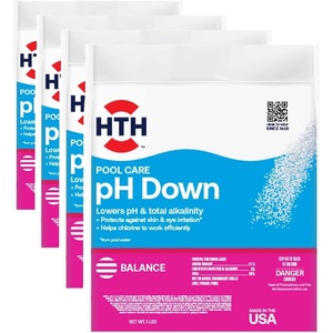 image:imageHTH Pool Care pH Down Lowers pH Swimming Pool Chemical 5 LbsPack of 4