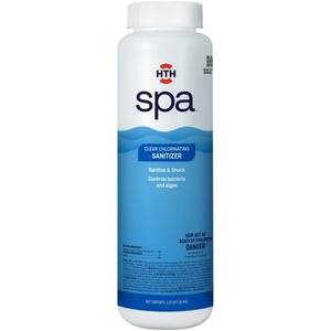 image:imageHTH Spa 86134 Clear Chlorinating Sanitizer Spa amp Hot Tub Chemical Controls Bacteria and Algae 225 lbsNo Size