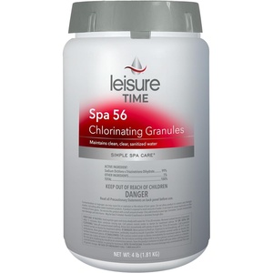 image:imageLeisure Time 22331 Spa 56 Chlorinating Granules Bucket for Crystal Clear Spa Water Maintenance 4lbs
